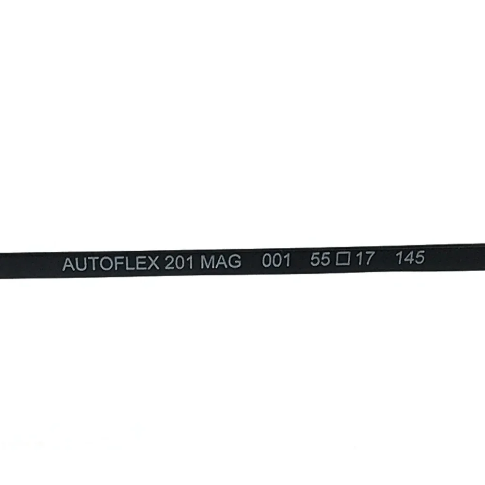 Autoflex by Flexon Eyeglasses Frames 201 MAG 001 Matte Black Wire Rim 55-17-145